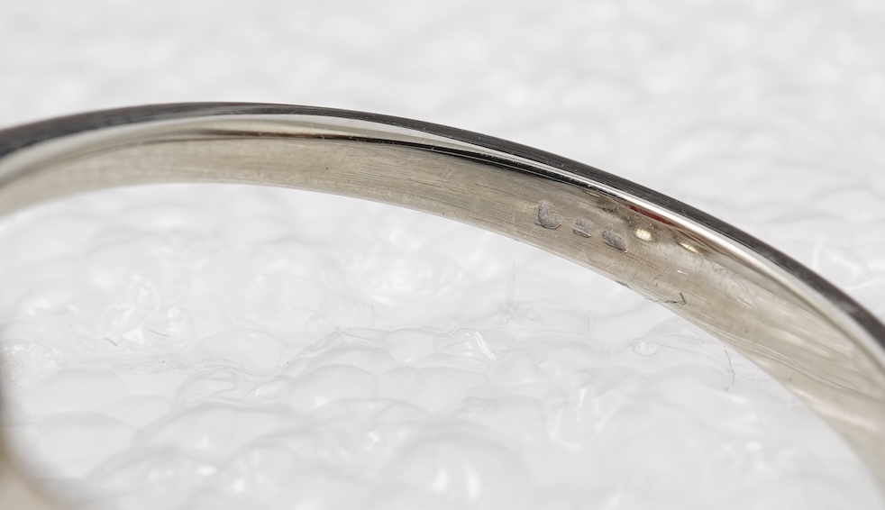 A ruby and diamond cluster ring